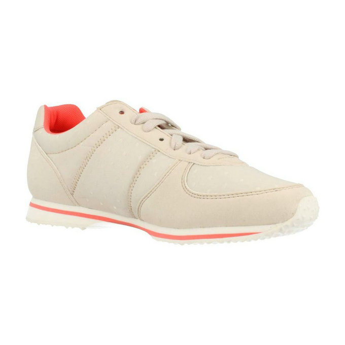 Le Coq Sportif Bolivar W Dots Beige - Chaussures Baskets Basses Femme